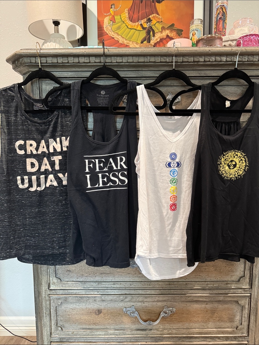 Yoga Tank Lot - Black & White Mix